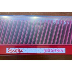 NEW Sizzix Girls Are Weird Sizzlits Alphabet Set In Storage Case